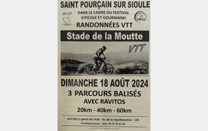 RANDONNÉES VTT du FESTIVAL VITICOLE ET GOURMAND